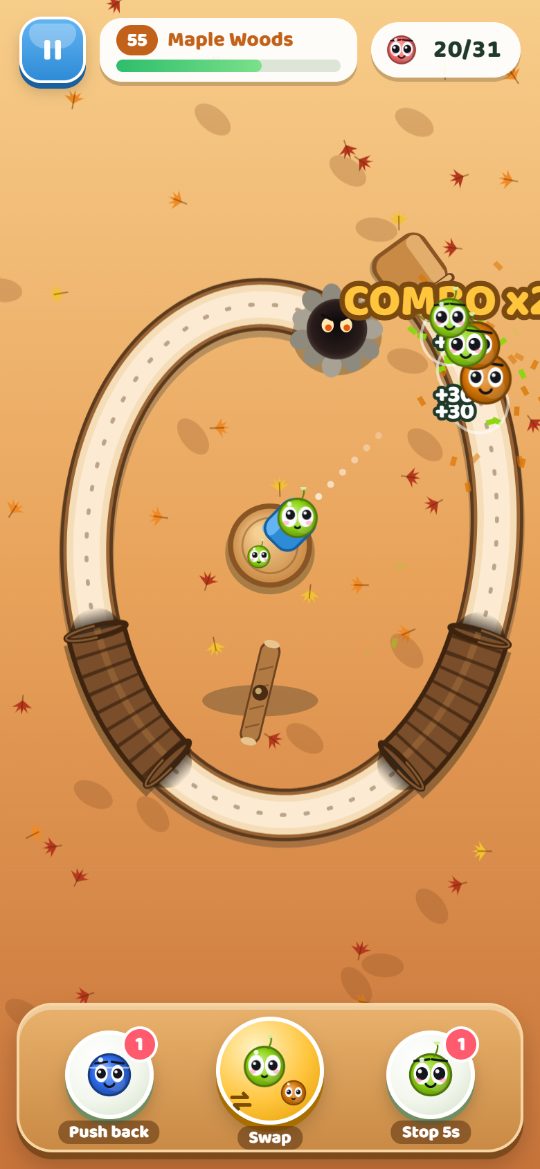 Marble Chain: a combo pop