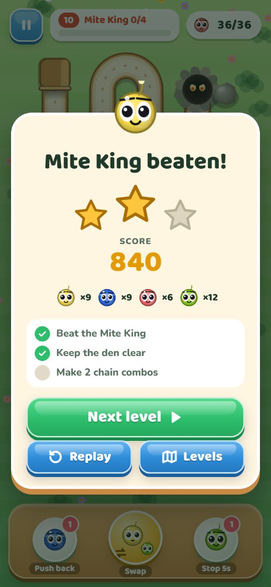 Marble Chain: Three stars