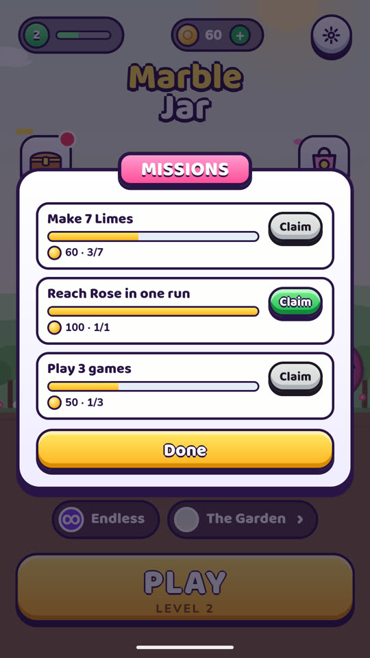 Marble Jar: Missions