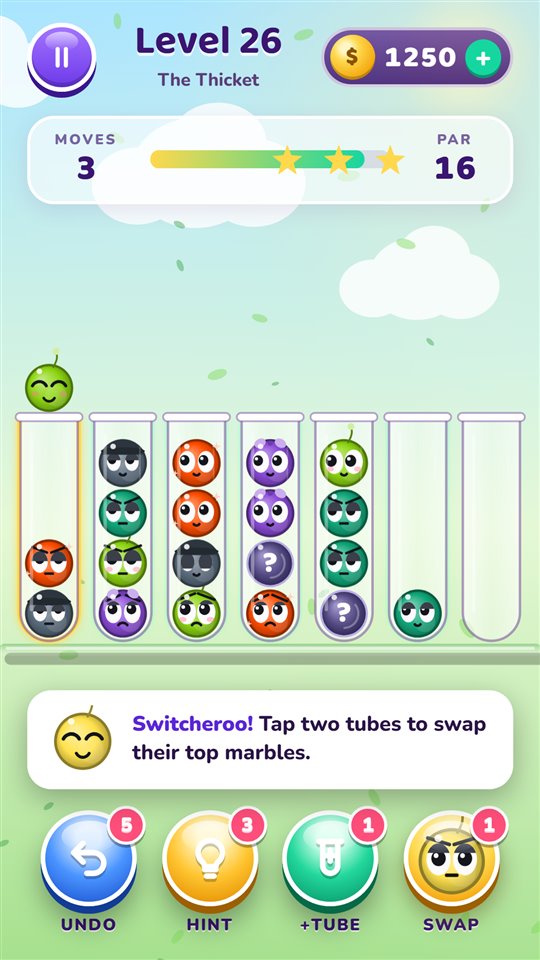 Marble Sort: Racer powers