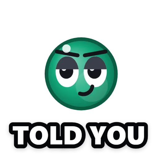 Jade &mdash; TOLD YOU